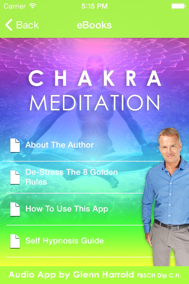 A Chakra Meditation by Glenn Harrold screenshot 2
