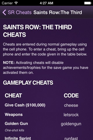 The Unofficial guide and cheats for all Saints Row Games Free screenshot 3