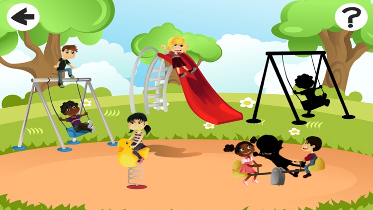 A Find the Shadow Game for Children: Learn and Play with Children at a Playground screenshot-3