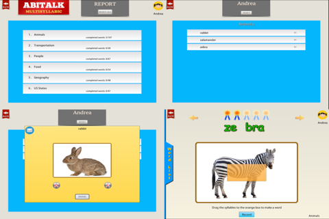 Multisyllabic with words, phrases and sentences fo - náhled