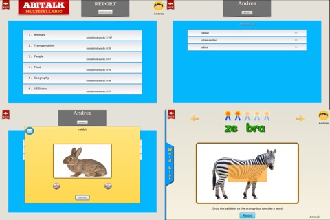 Multisyllabic with words, phrases and sentences for speech therapy and special need education freeのおすすめ画像4