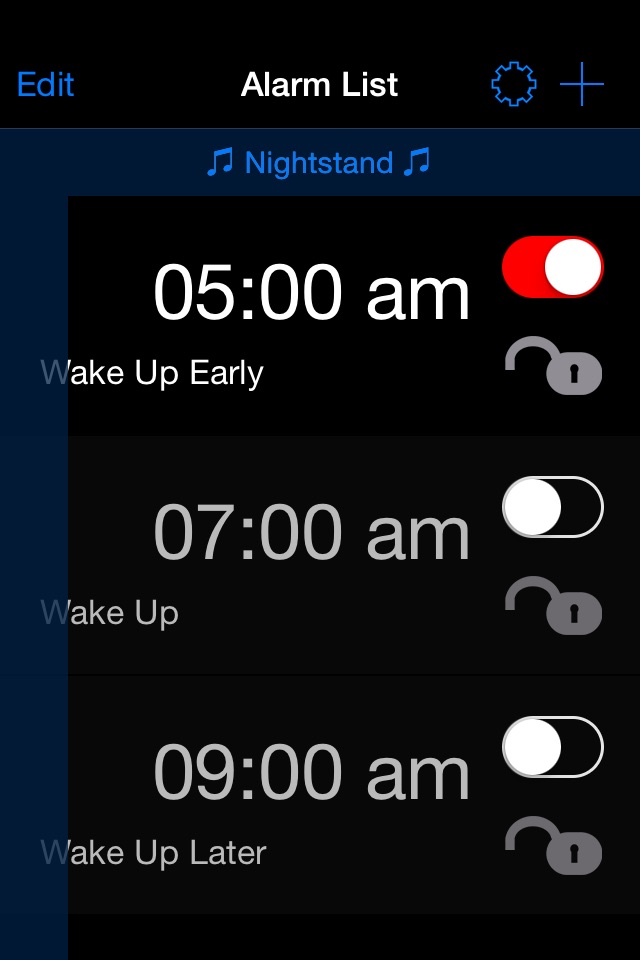 Memory Alarm Clock - Black Edition screenshot 3