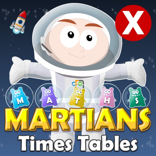 Maths Martians HD: Times Tables icon