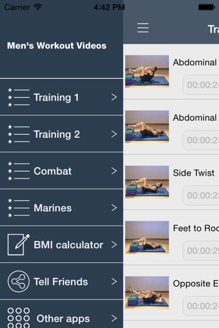 Men's Workout Exercise Videos screenshot 3