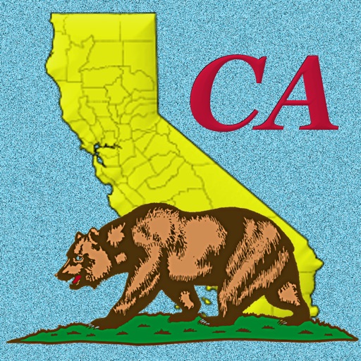 California Counties - Locations of All 58 Californian Counties on the CA Map and Their County Seats Icon