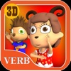 Verben für Kinder- Teil 2- Gratis Animierte Deutsch Sprach-Lern-Lektionen: Animated German language lessons for children