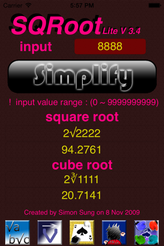 SQRoot Lite (Square Root GCD Prime Numbers 3 in 1) screenshot 2