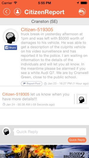 Citizen Report - Contribute & make your neighborhood safer(圖4)-速報App