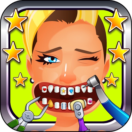 A Celebrity Dentist Game HD- A fun game for boys and girls! icon