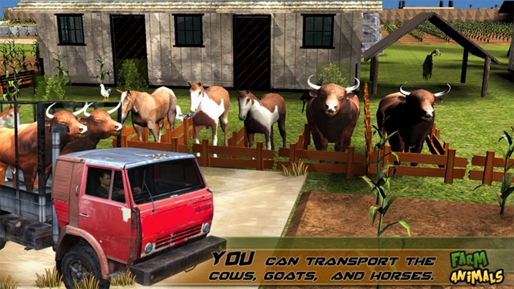 Transport Truck: Farm Animals and Cattles