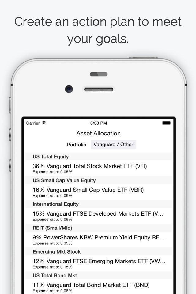 Retirement Calculator and Portfolio Creator screenshot 3