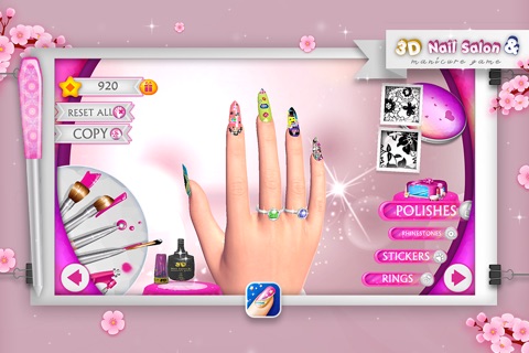 3D Nail Salon and Manicure Game - Beauty Makeover Studio for Girls screenshot 4