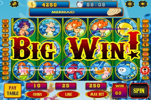 Ocean Adventure Slots - Free Casino Frenzy and Slot Machine Vegas Games screenshot 2