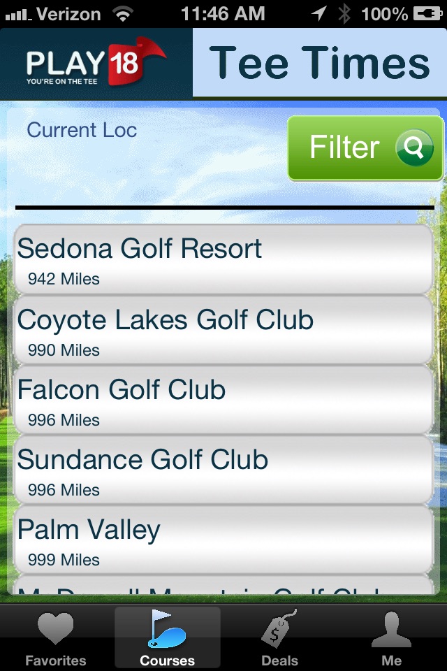 Play18 Golf Tee Times screenshot 2