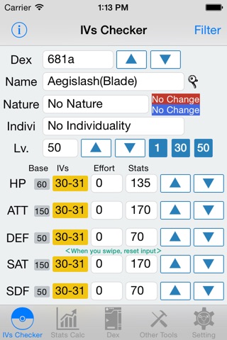 IV Checker And Data for Pokemon ORAS screenshot 3