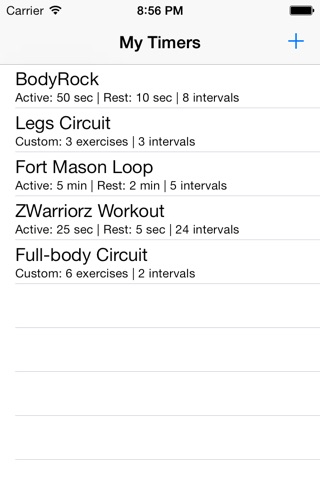 Fitness Interval Timer screenshot 3