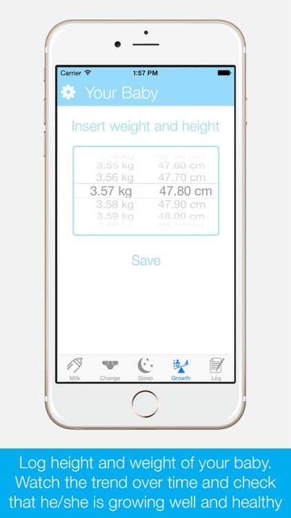 BabyDiary - Track the progress of your newborn baby! screenshot-3