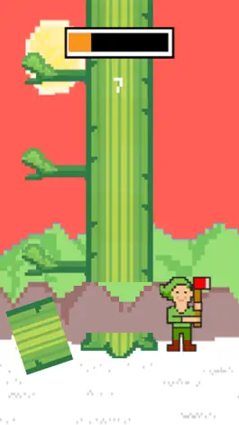 Game screenshot LumberJack Cut The Beanstalk: Lumberman Edition - 8 bit Pixel Fun Kids Games apk