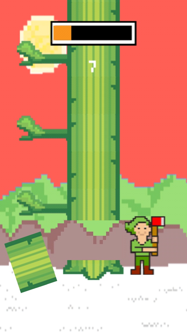 How to cancel & delete LumberJack Cut The Beanstalk: Lumberman Edition - 8 bit Pixel Fun Kids Games from iphone & ipad 2