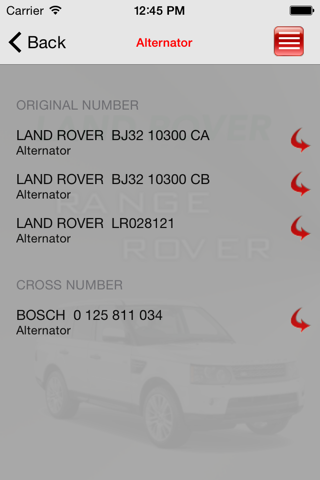 Запчасти Land Rover Range screenshot 3