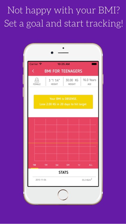 BMI for Teenagers - Calculate and compare body mass index against teens! screenshot-3