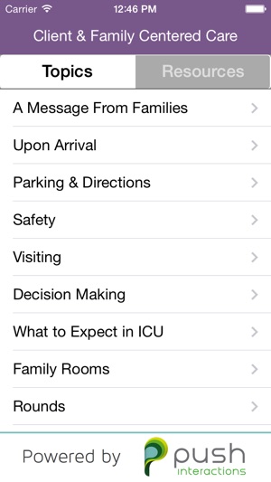 Saskatoon Health Region Patient and Family Critical Care App(圖1)-速報App