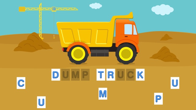 First Words Trucks and Things That Go - Educational Alphabet(圖1)-速報App