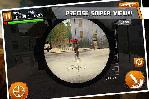 Marine Sniper Assassin in City Battle Warfare 3D screenshot 4