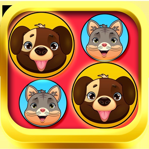 Cats and Dogs Connect-4 Game Icon