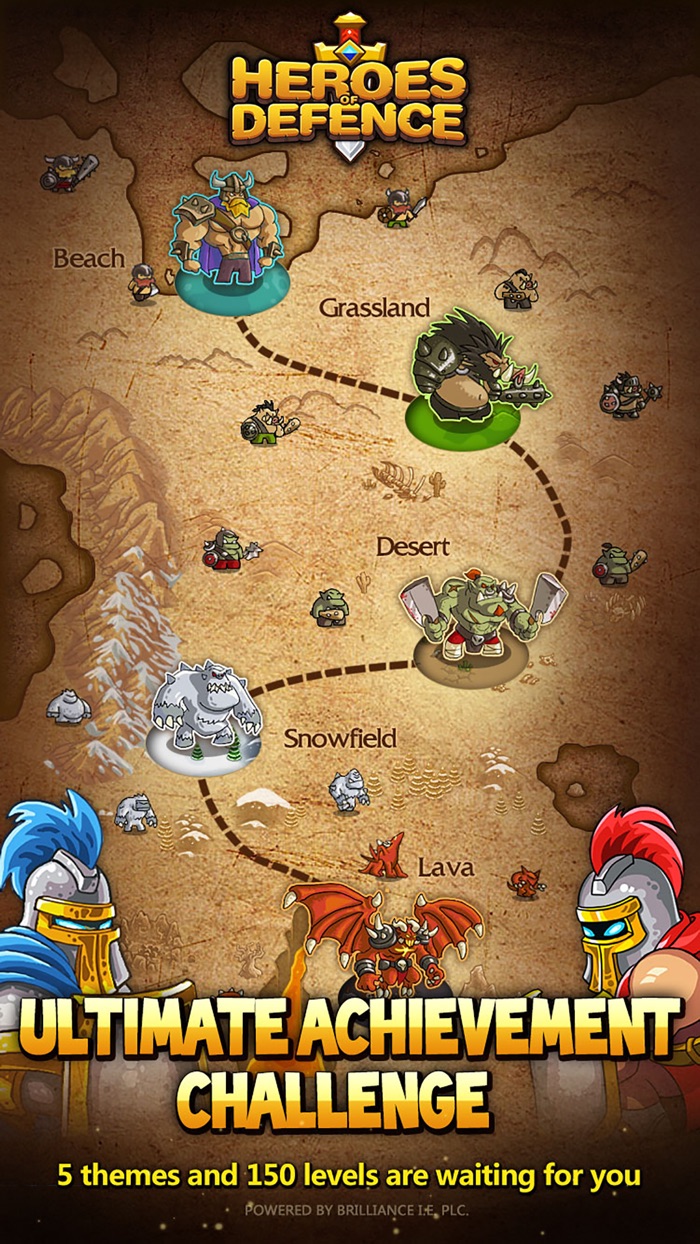 Heroes of Defence -- fun combination of elimination  tower defence