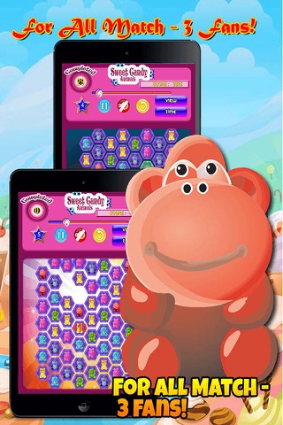 Sweet Candy Animals ~ Match the Sweet Animal-s to Crush them and Win! screenshot 2