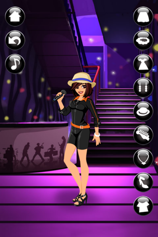 Rocking Girl Dress Up - Rock Girl Star screenshot 2