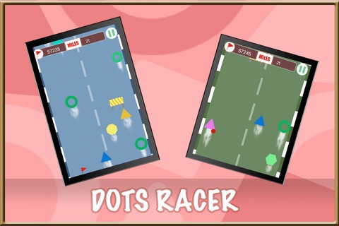 Dots Racer: Highway No. 1 Traffic Crash Rider (Free Game) screenshot 2