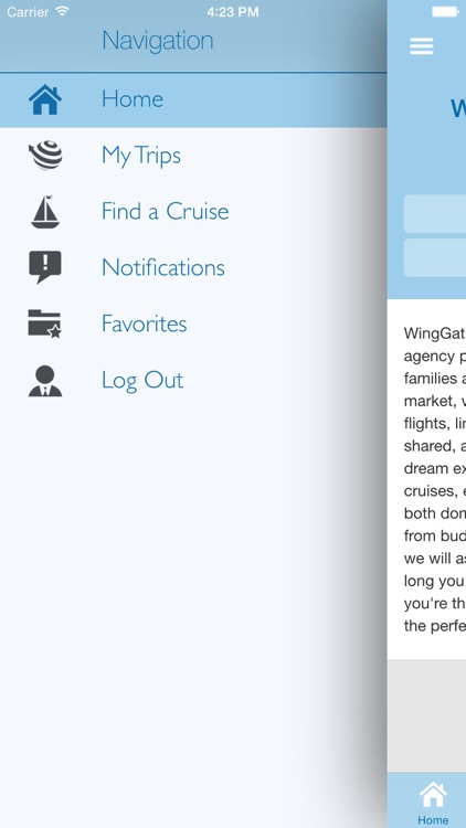 WingGate Travel Mobile