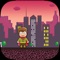 Addictive retro style game to protect the super hero twins avoid dangerous obstacles in a big city