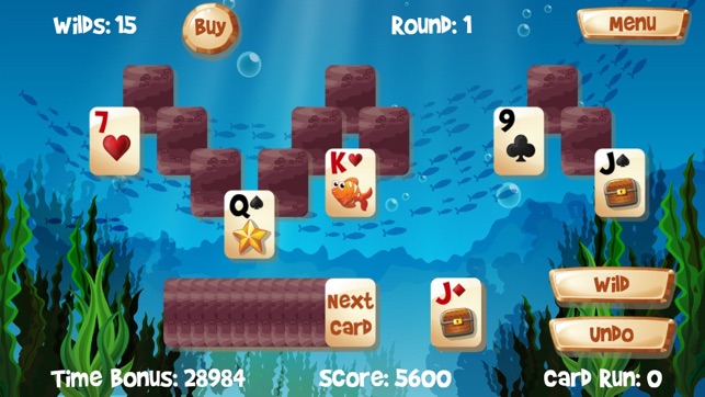 Aqua Solitaire Triple Peak Underwater Pyramid(圖3)-速報App