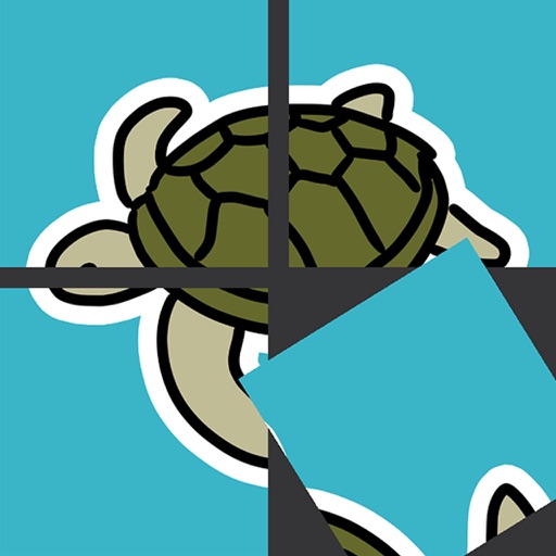 Rotate Sea Turtle Puzzle iOS App