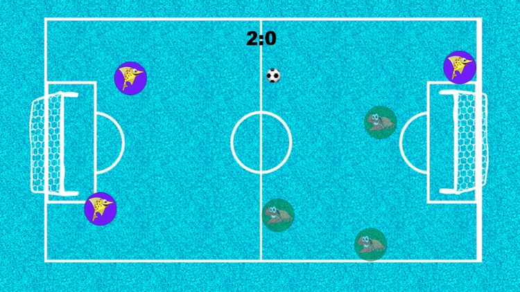 Sea Animal Football Match - Fish vs Crab Game for Kids