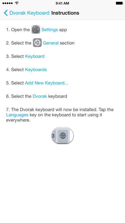 Dvorak Keyboard Layout screenshot-3