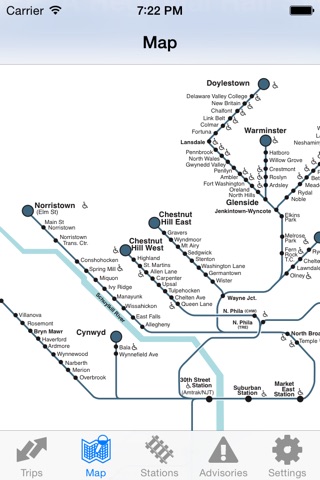 iTrans SEPTA Commuter Rail: Timetables and Live Delay Info screenshot 4