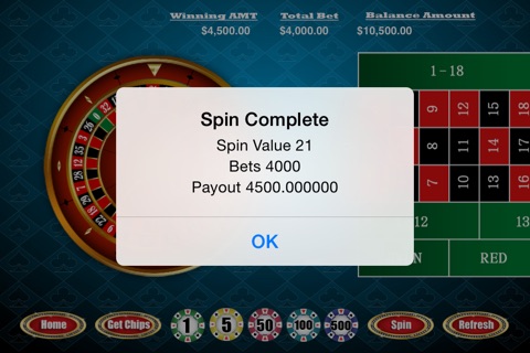 Casino Royal Roulette screenshot 4