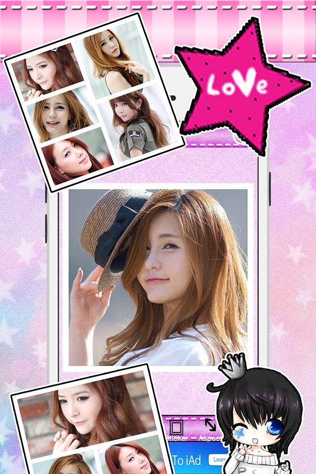 Beauty Sticker frame screenshot 2