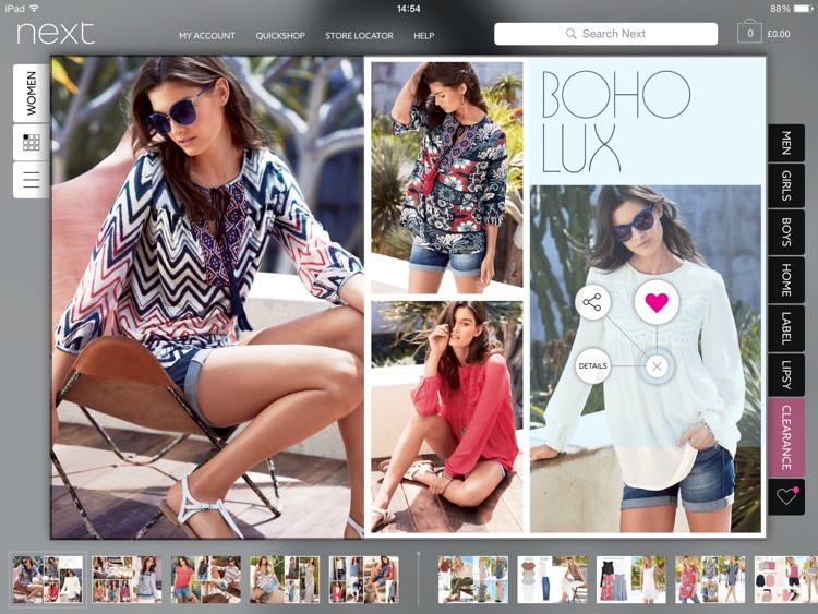 Next for iPad – Fashion & Home
