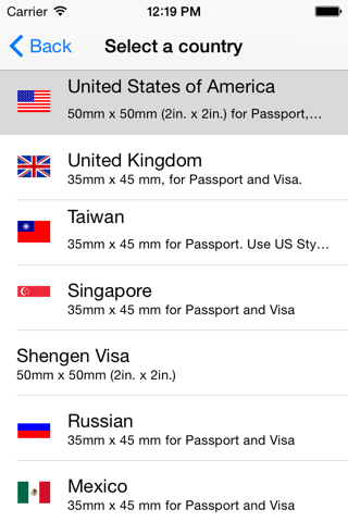 PassportCAM screenshot 2