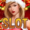 `` Santa Girl Christmas  Slots Pro - Spin Top Free Slot Machines Casino Games