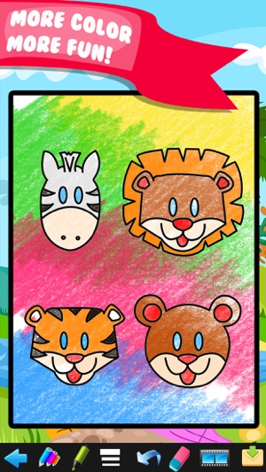 Kids Doodle Coloring Book Drawing - Preschool Toddler Fun!(圖4)-速報App