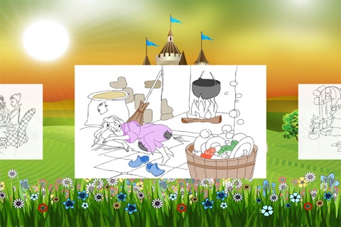 Cinderella. Coloring book for children Lite screenshot 3