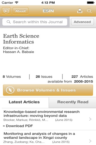 Earth Science Informatics screenshot 2