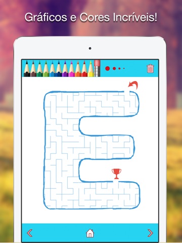 AEIOU Maze Coloring Book - Fun with the Vowels for Kids and Toddlers screenshot 3