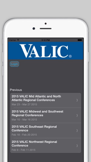 VALIC Meetings and Events